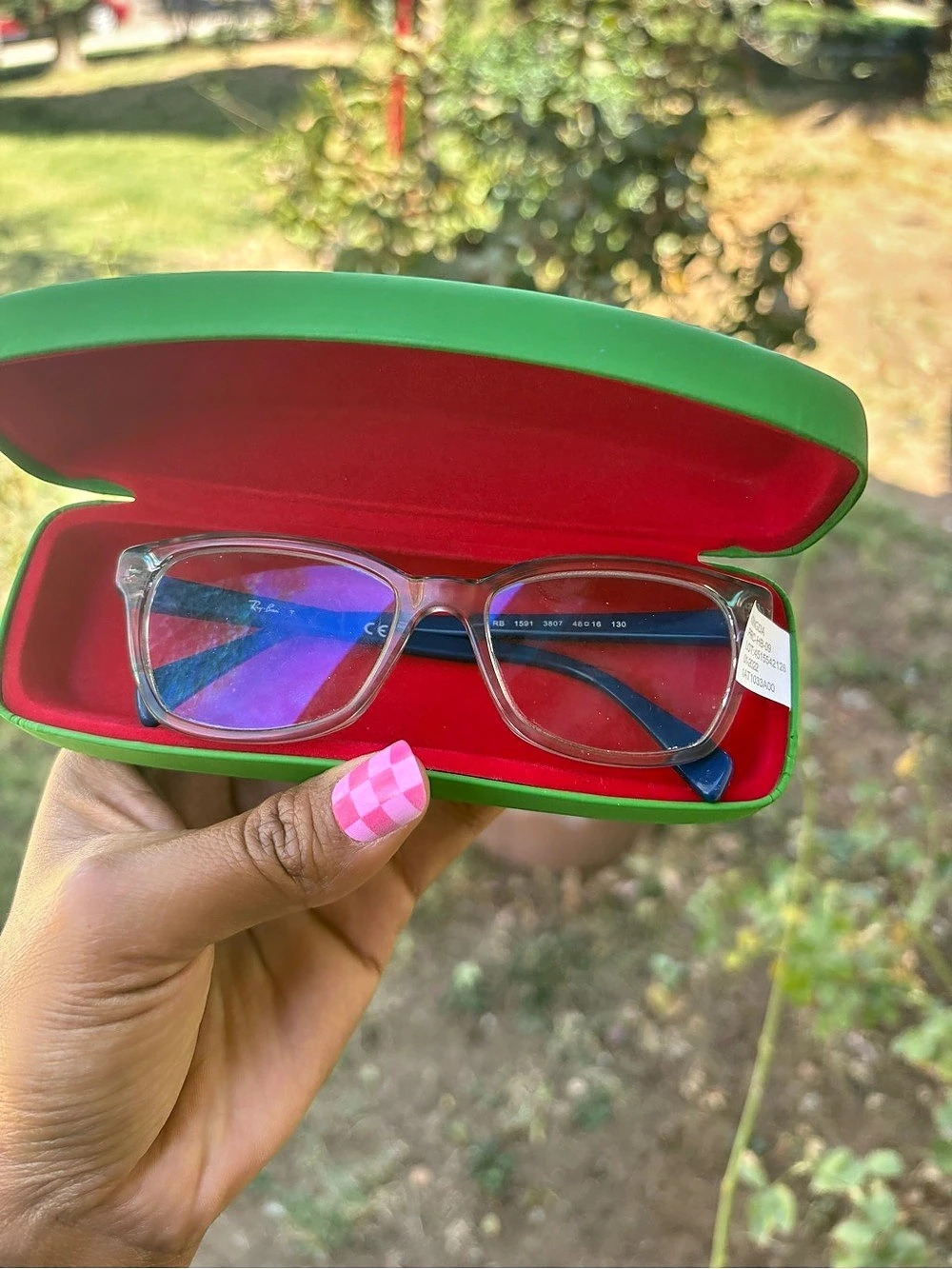 Ray-Ban Blue & Clear Glasses